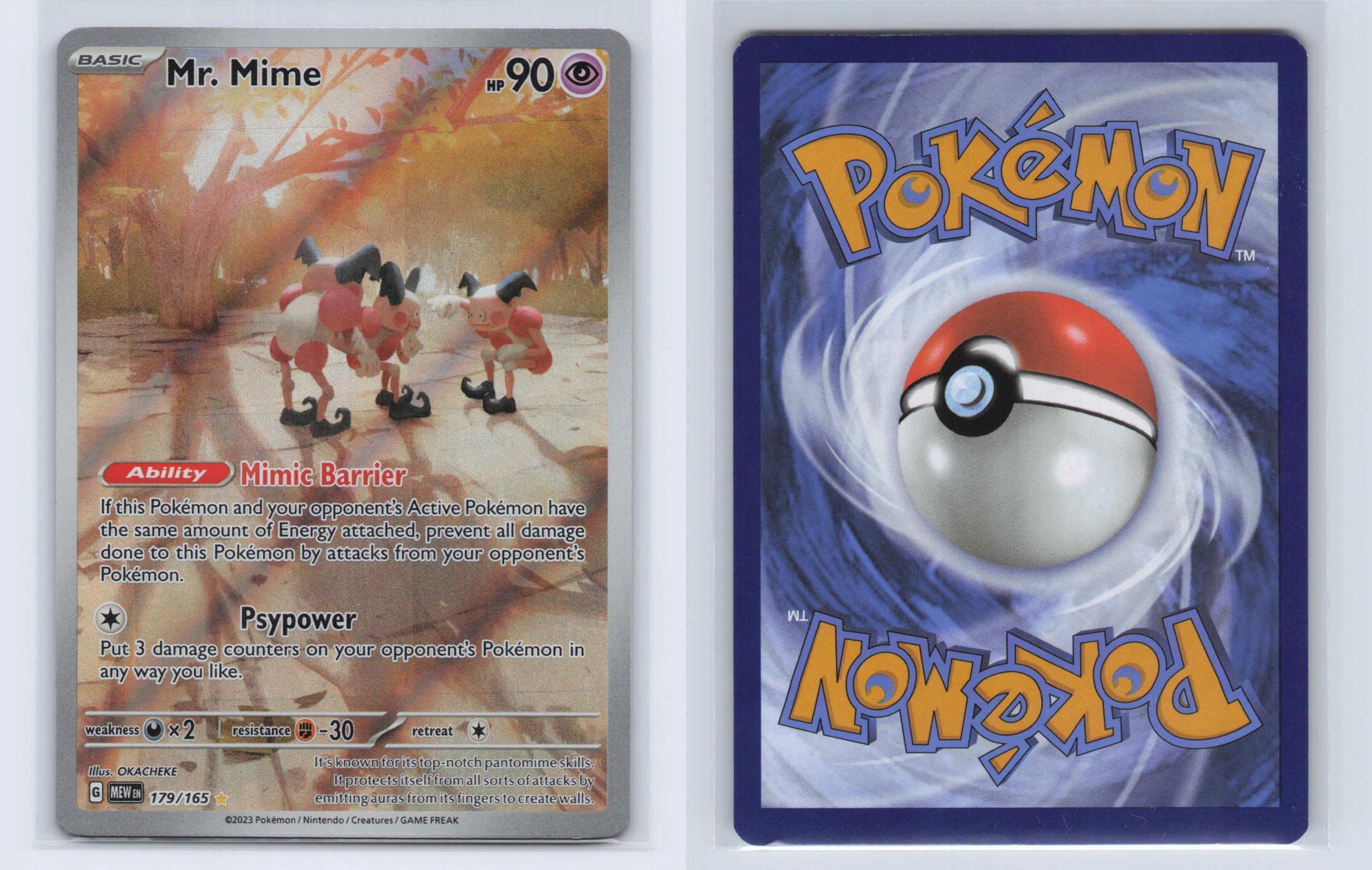 (#179/165) Mr. Mime - Holo [151]