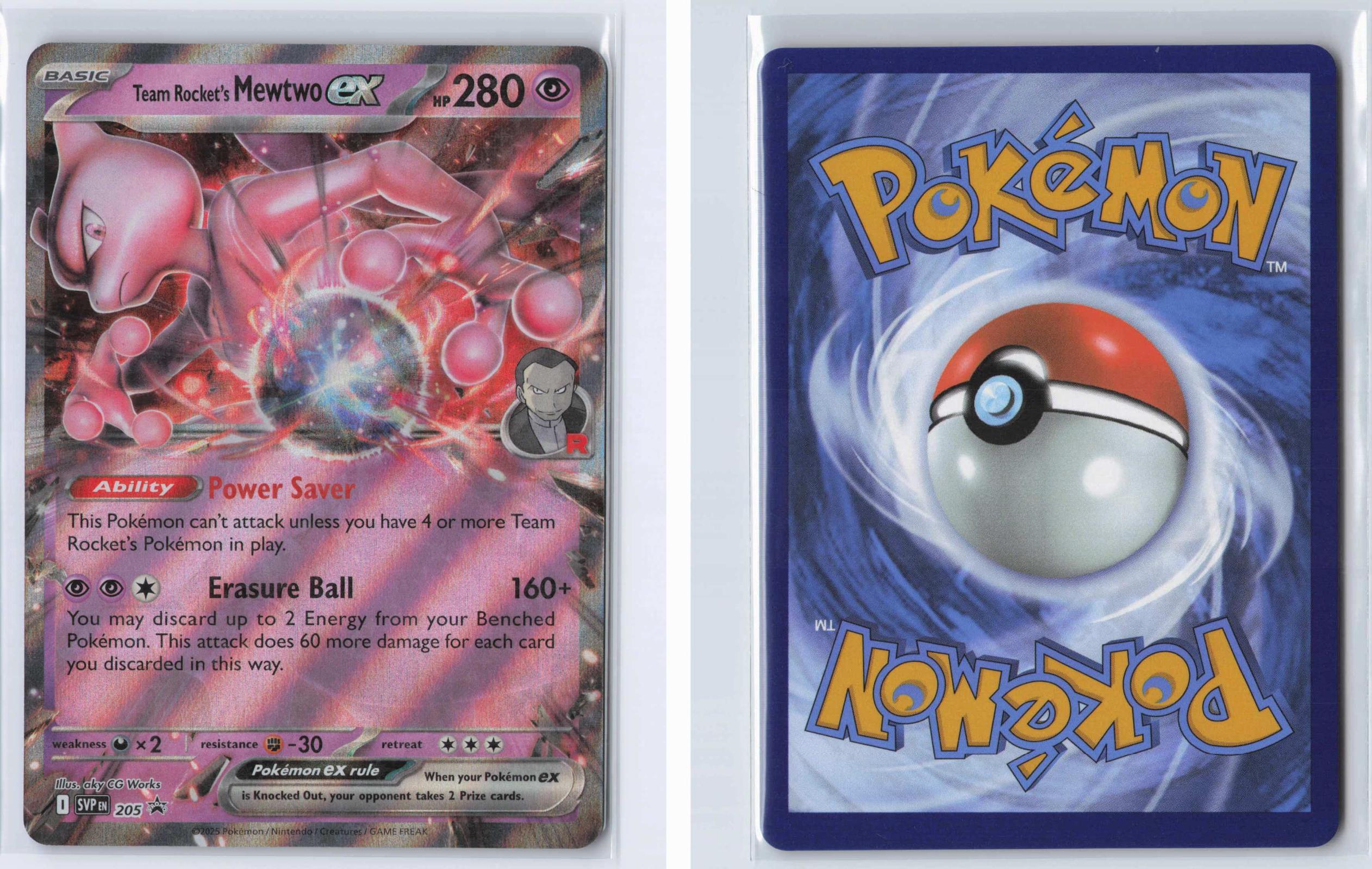 (#205) Team Rocket's Mewtwo ex - Holo [Scarlet & Violet Promo]