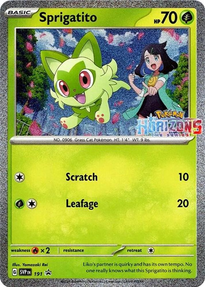 (#191) Sprigatito - Holo [Scarlet & Violet Promo]