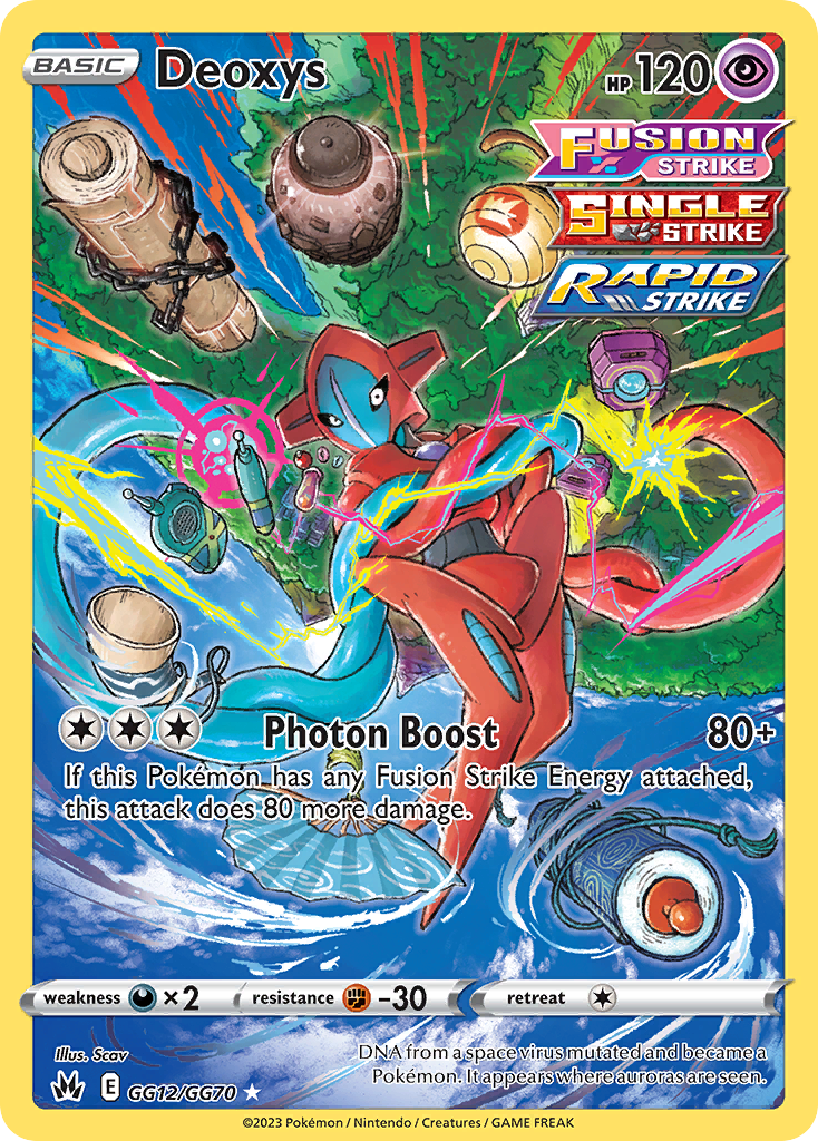 (#GG12/GG70) Deoxys - Holo [Crown Zenith Galarian Gallery]