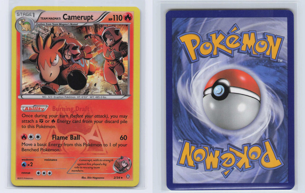 (#2/34) Team Magma's Camerupt - Holo [Double Crisis]