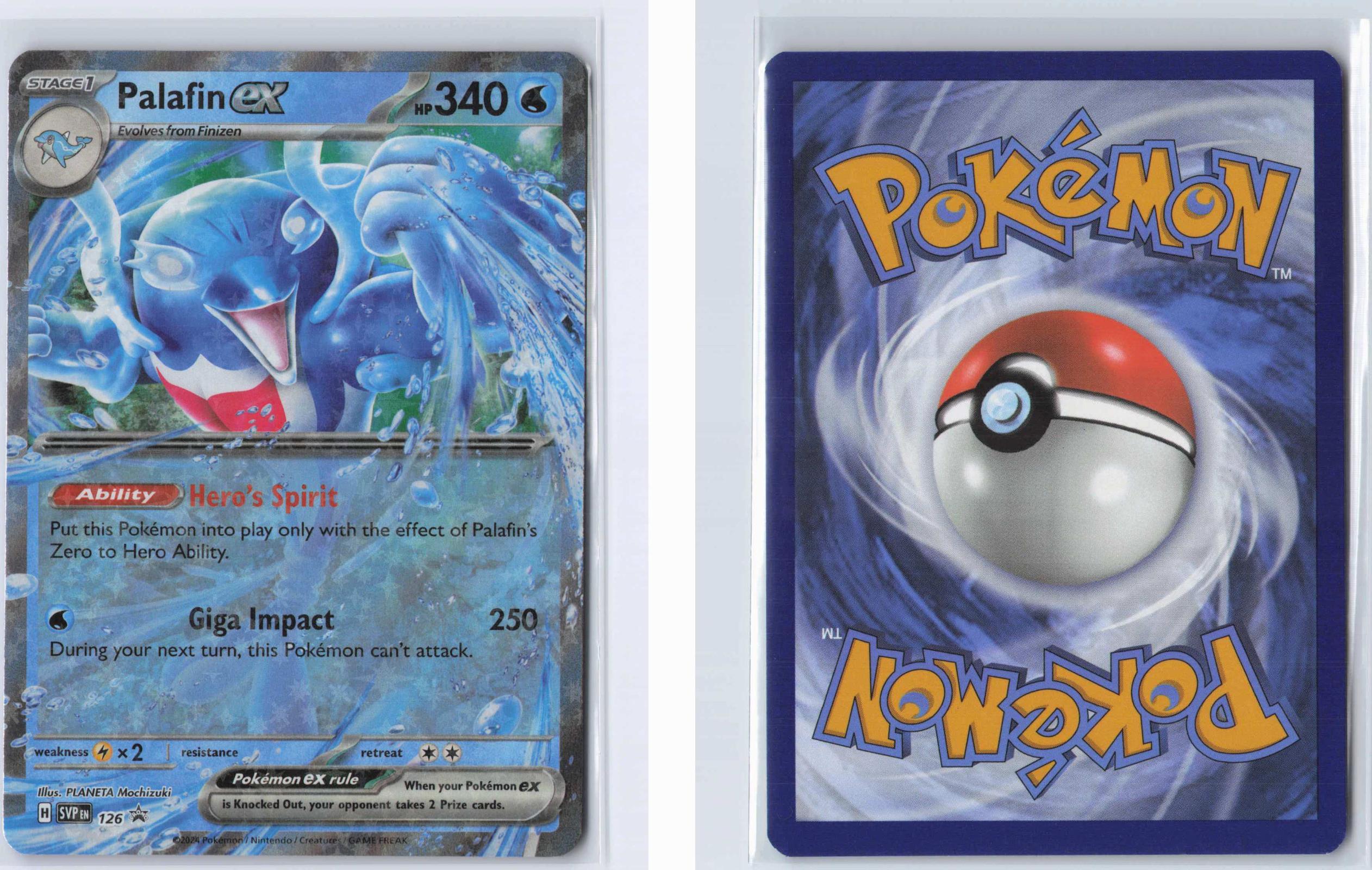 (#126) Palafin ex - Holo [Scarlet & Violet Promo]