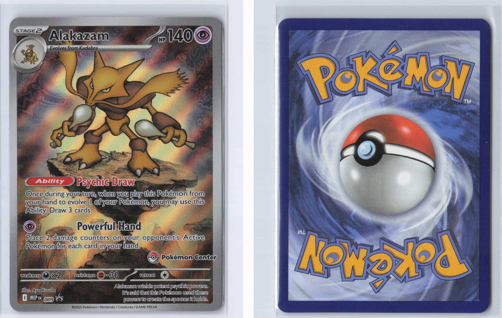 (#009) Alakazam (Pokemon Center Exclusive) - Holo [ME: Mega Evolution Promo]