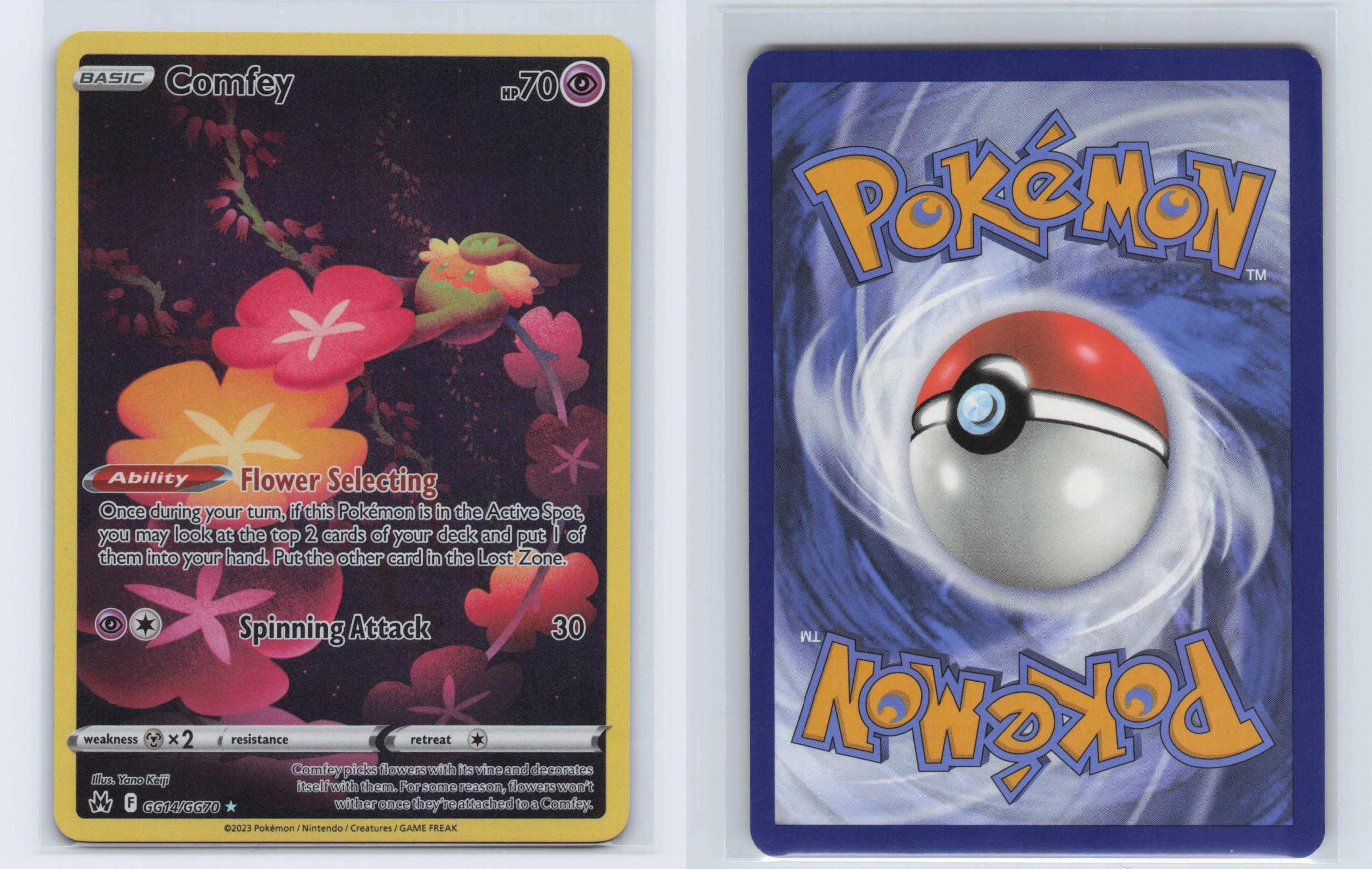 (#GG14/GG70) Comfey - Holo [Crown Zenith Galarian Gallery]