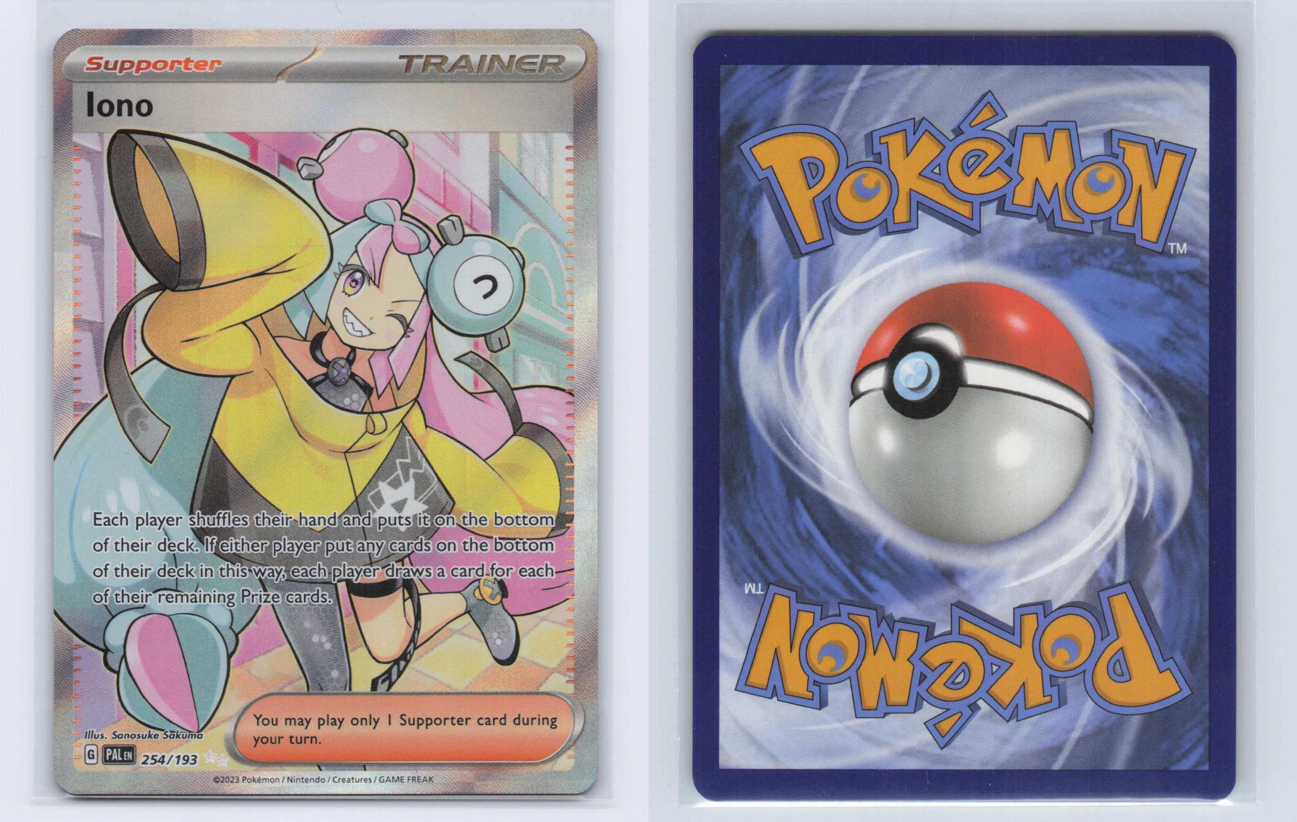 (#254/193) Iono - Holo [Paldea Evolved]
