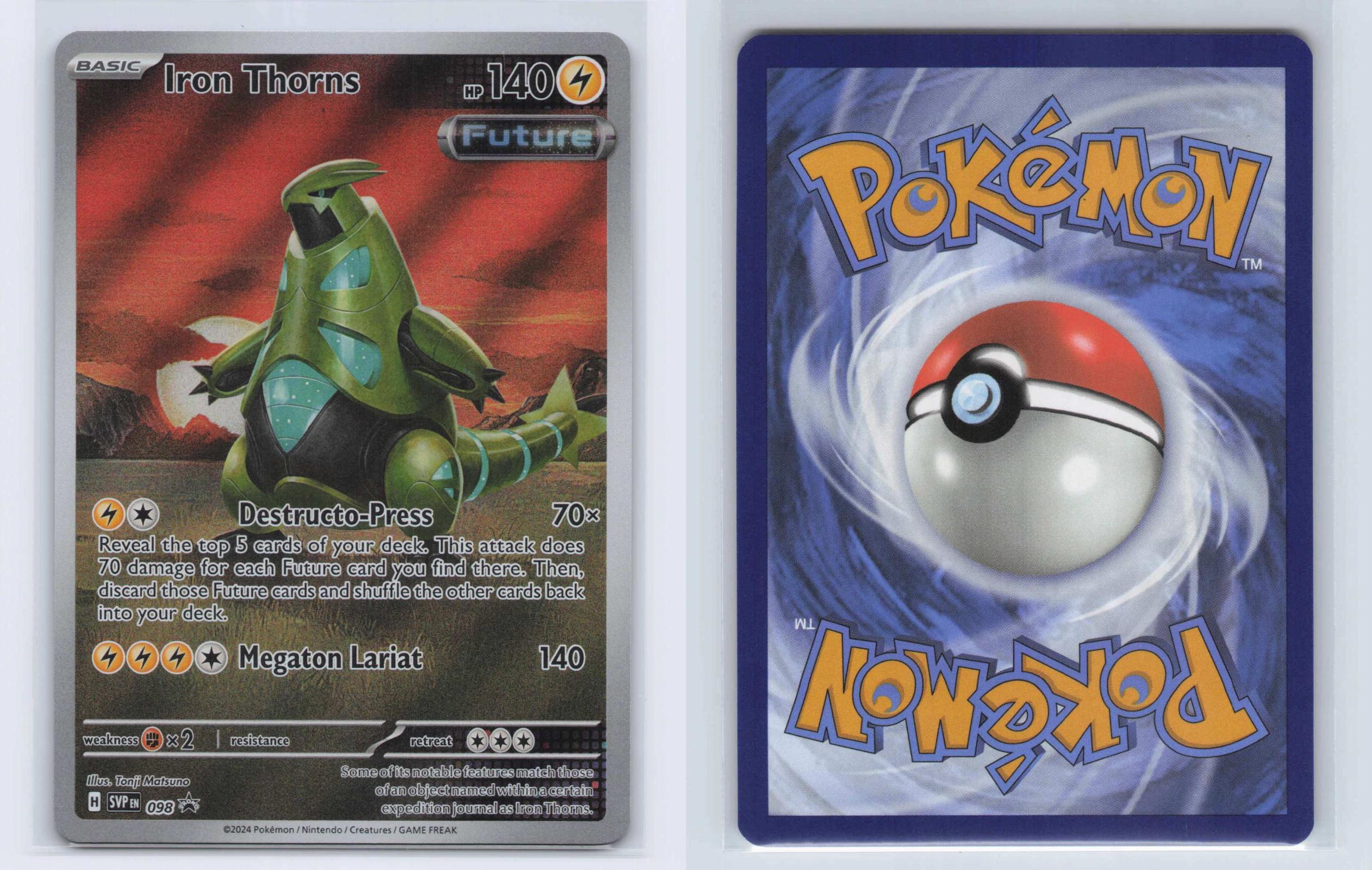 (#098) Iron Thorns - Holo [Scarlet & Violet Promo]