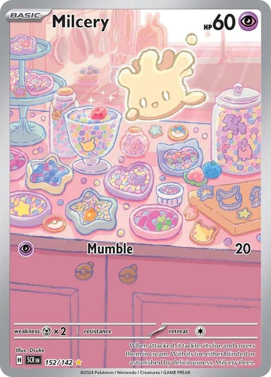 (#152/142) Milcery - Holo [Stellar Crown]