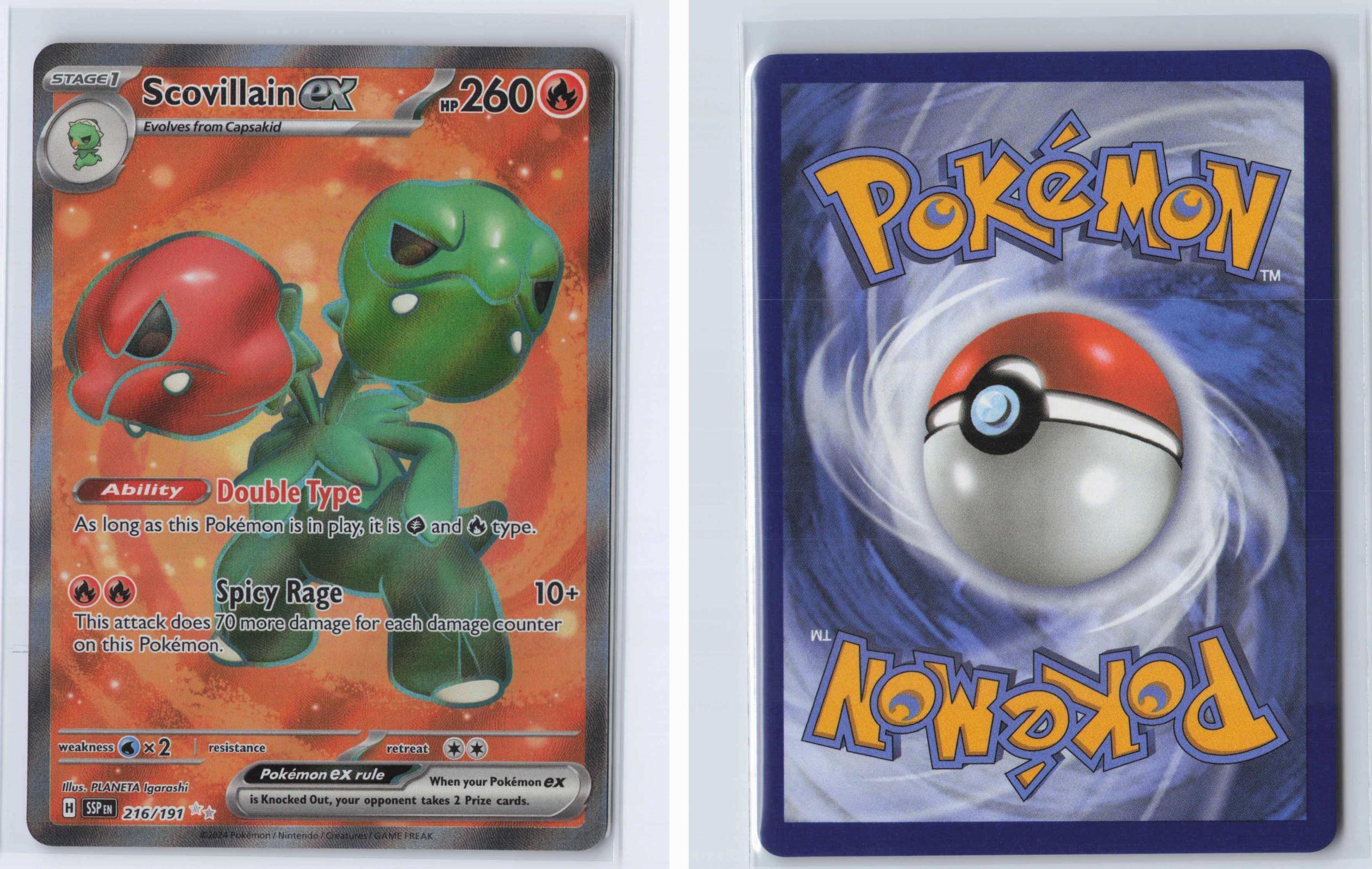 (#216/191) Scovillain ex - Holo [Surging Sparks]