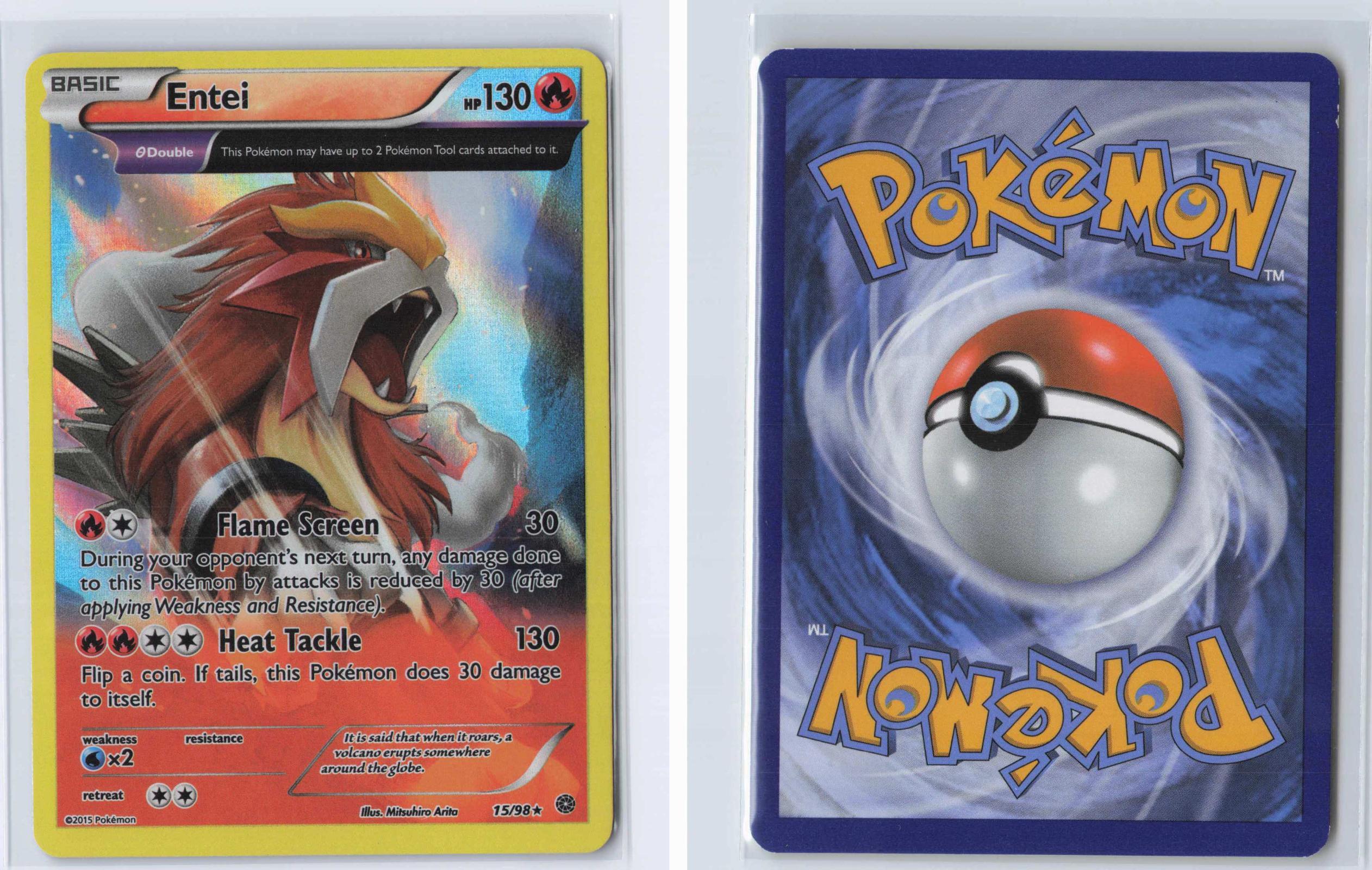 (#15/98) Entei - Holo [Ancient Origins]