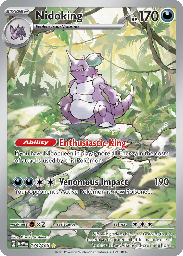 (#174/165) Nidoking - Holo [151]