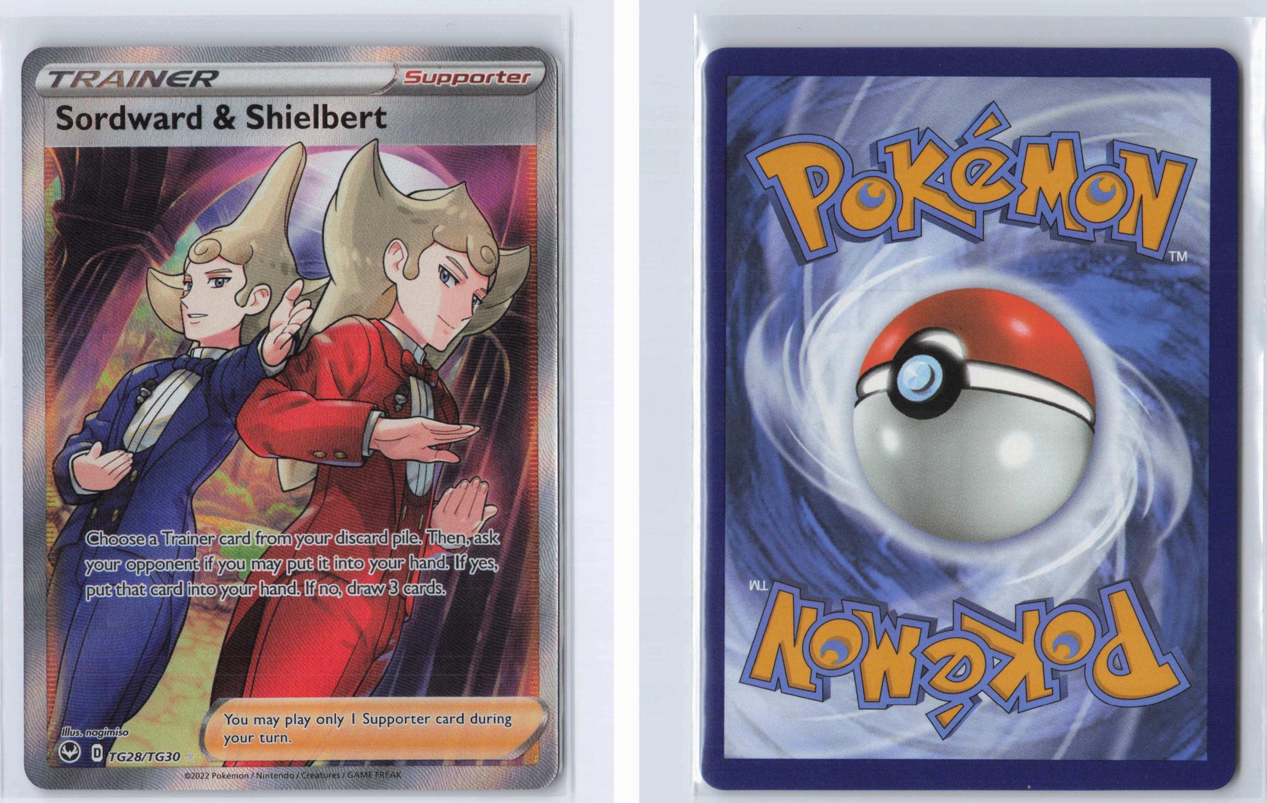 (#TG28/TG30) Sordward & Shielbert - Holo [Silver Tempest Trainer Gallery]