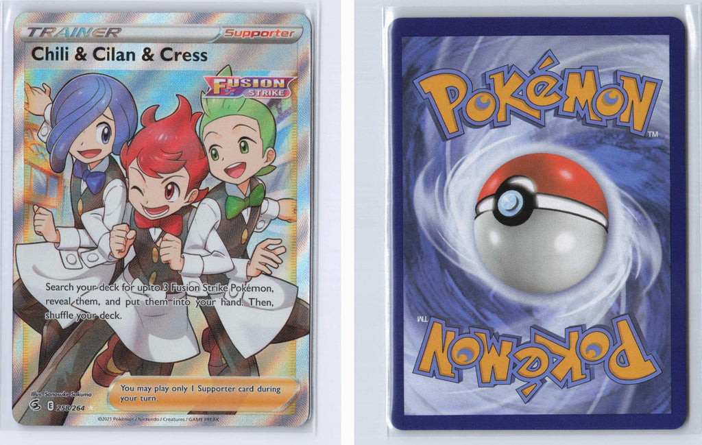 (#258/264) Chili & Cilan & Cress - Holo [Fusion Strike]