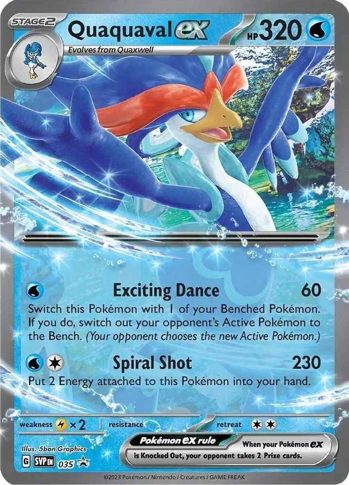 (#035) Quaquaval ex - Holo [Scarlet & Violet Promo]