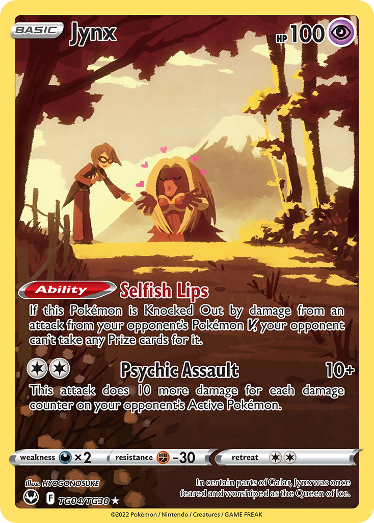 (#TG04/TG30) Jynx - Holo [Silver Tempest Trainer Gallery]