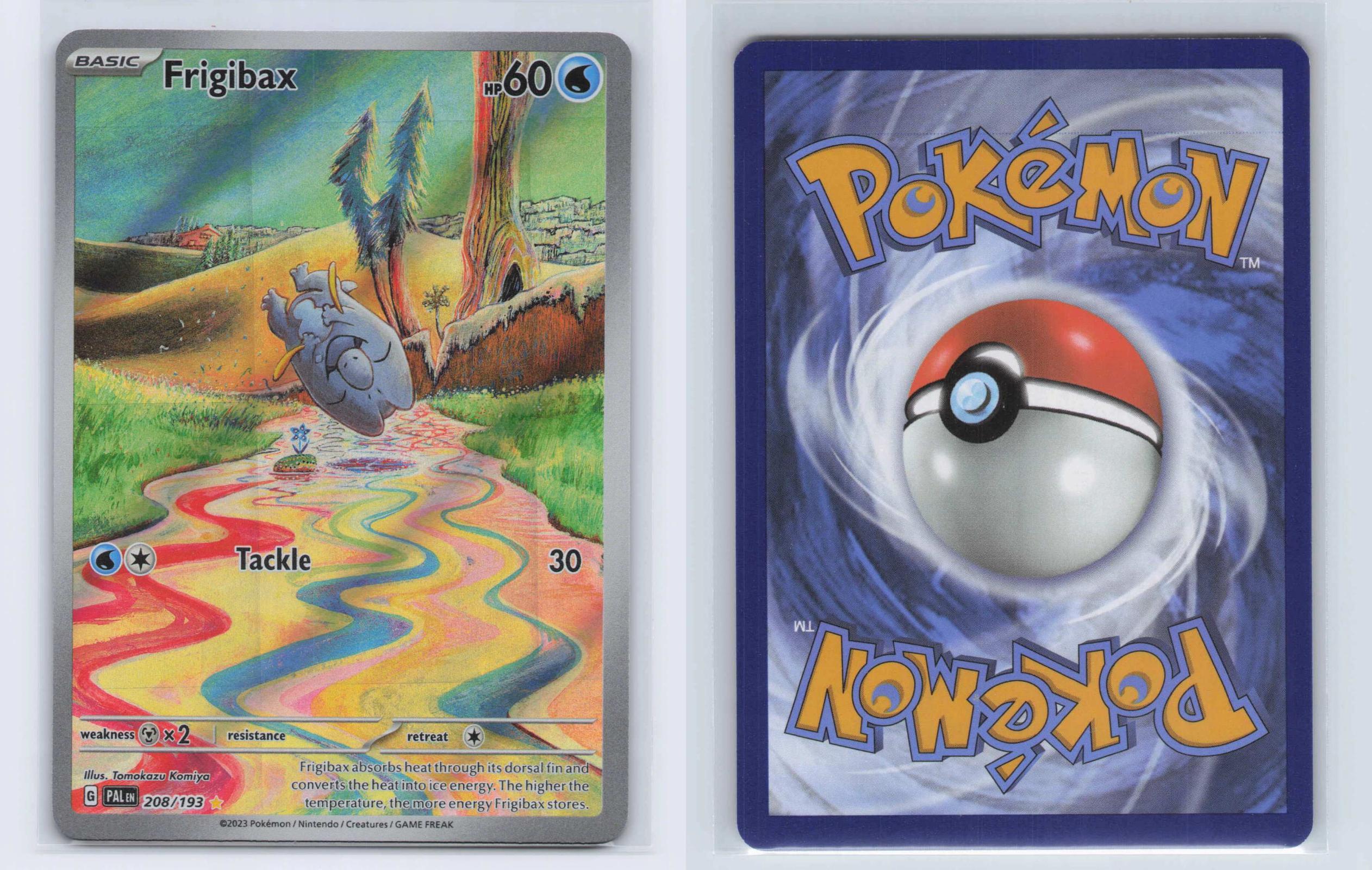 (#208/193) Frigibax - Holo [Paldea Evolved]