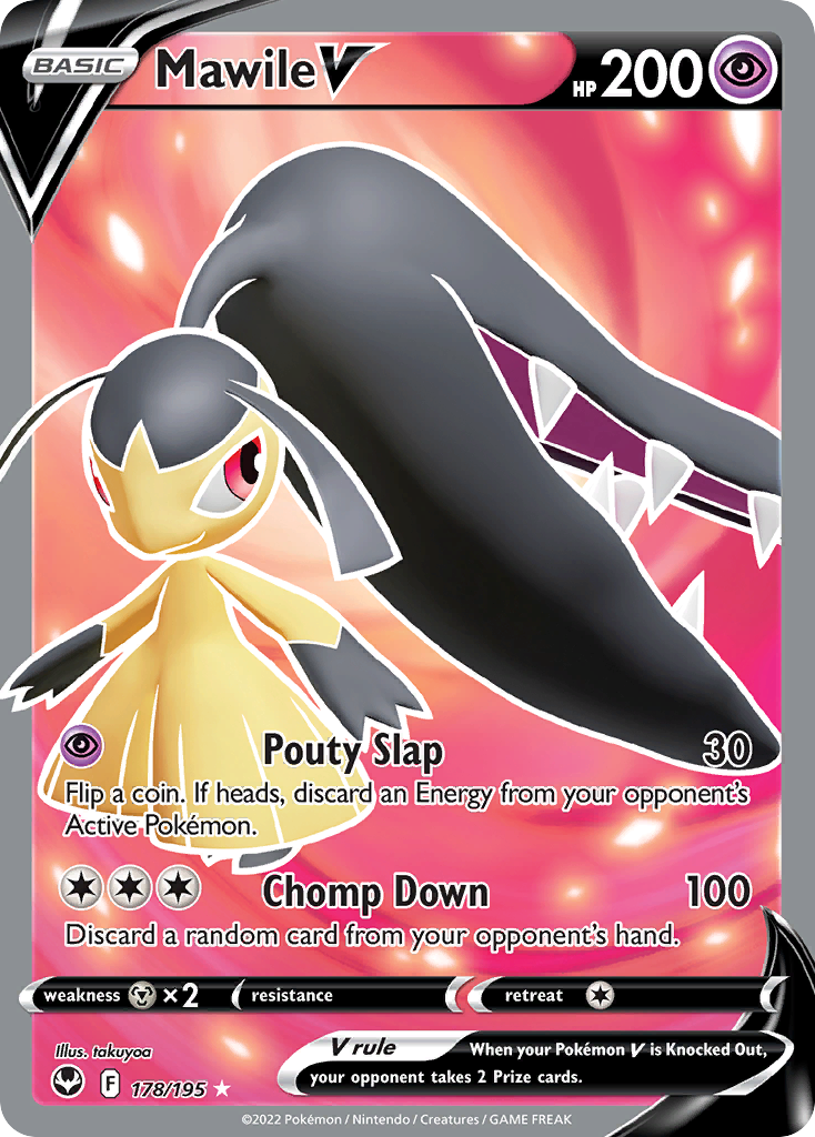 (#178/195) Mawile V - Holo [Silver Tempest]