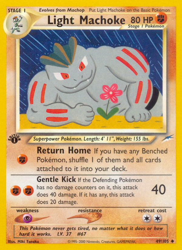 (#49/105) Light Machoke - Unlimited [Neo Destiny]
