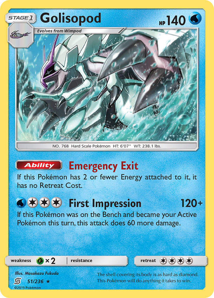 (#51/236) Golisopod - Holo [Unified Minds]