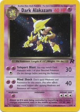 (#1/82) Dark Alakazam - Unlimited Holo [Team Rocket]