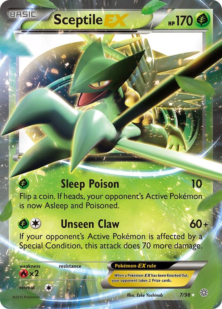 (#7/98) Sceptile EX [XY - Ancient Origins]