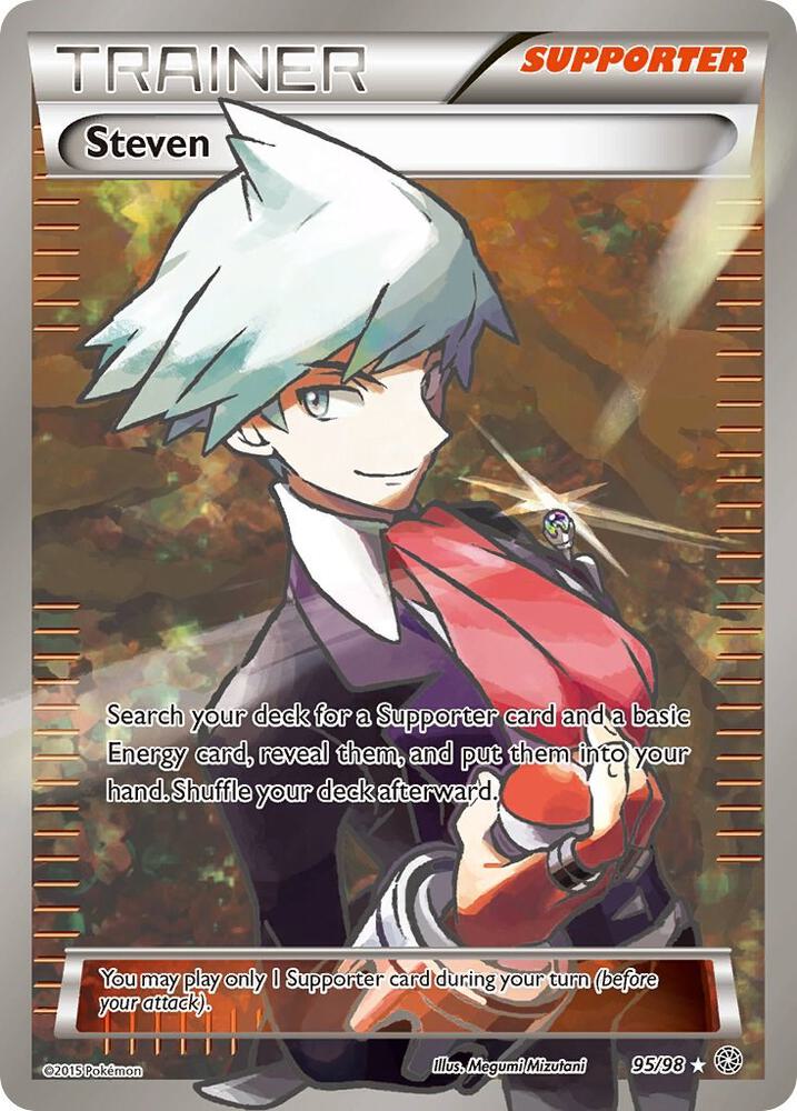 (#95/98) Steven (Full Art) [XY - Ancient Origins]