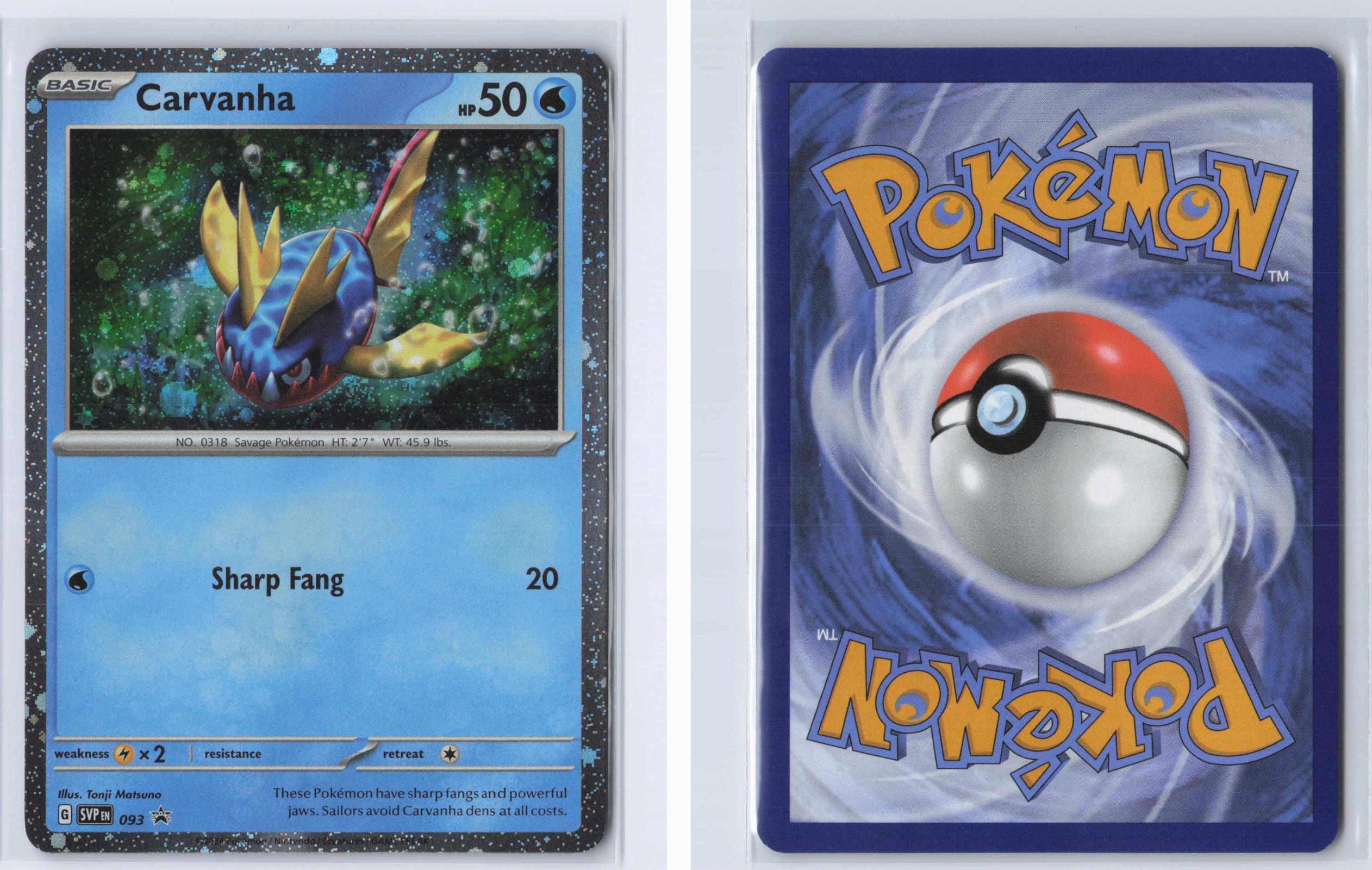 (#093) Carvanha - Holo [Scarlet & Violet Promo]