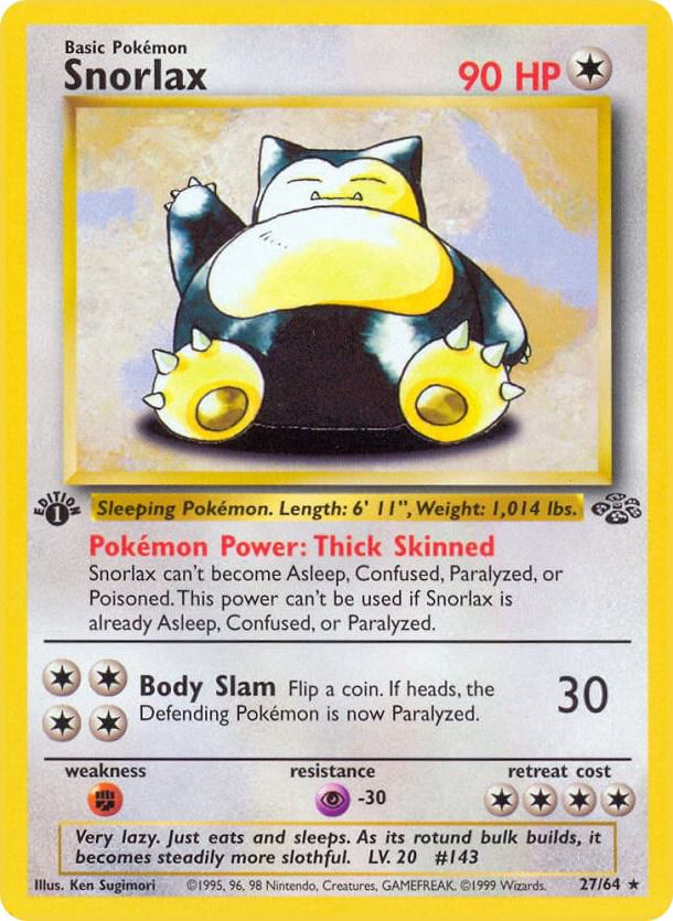 (#27/64) Snorlax (27) [Jungle]