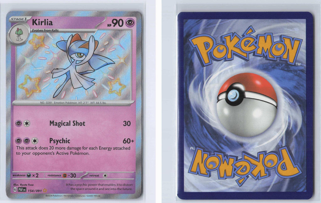 (#154/091) Kirlia - Holo [Paldean Fates]