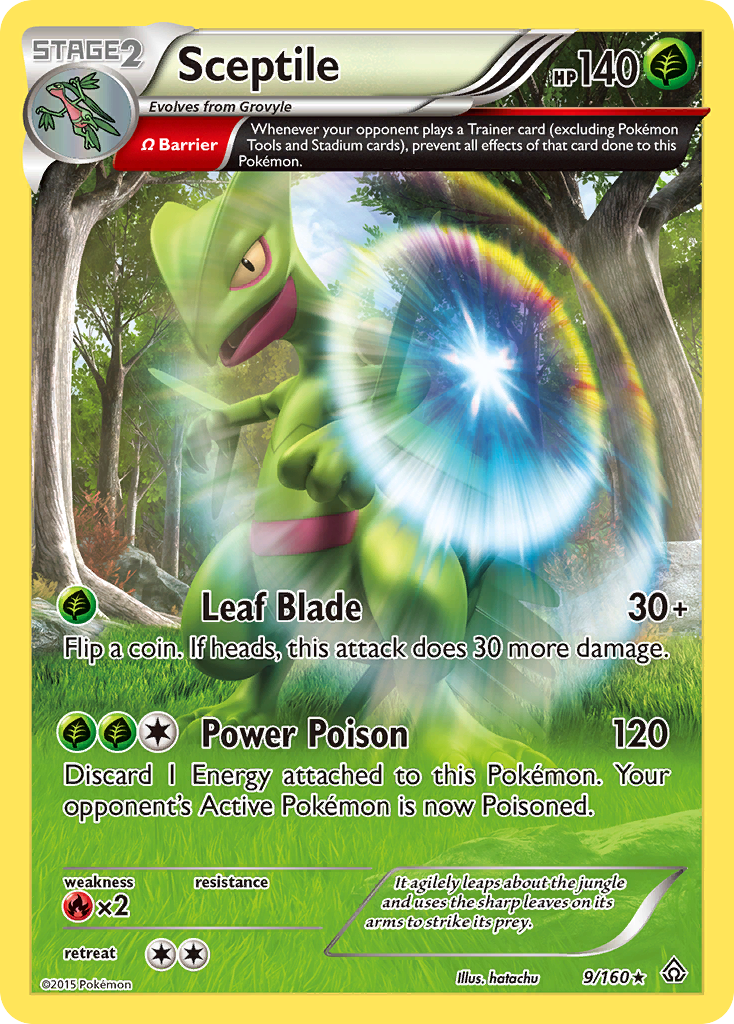 (#9/160) Sceptile - Holo [Primal Clash]