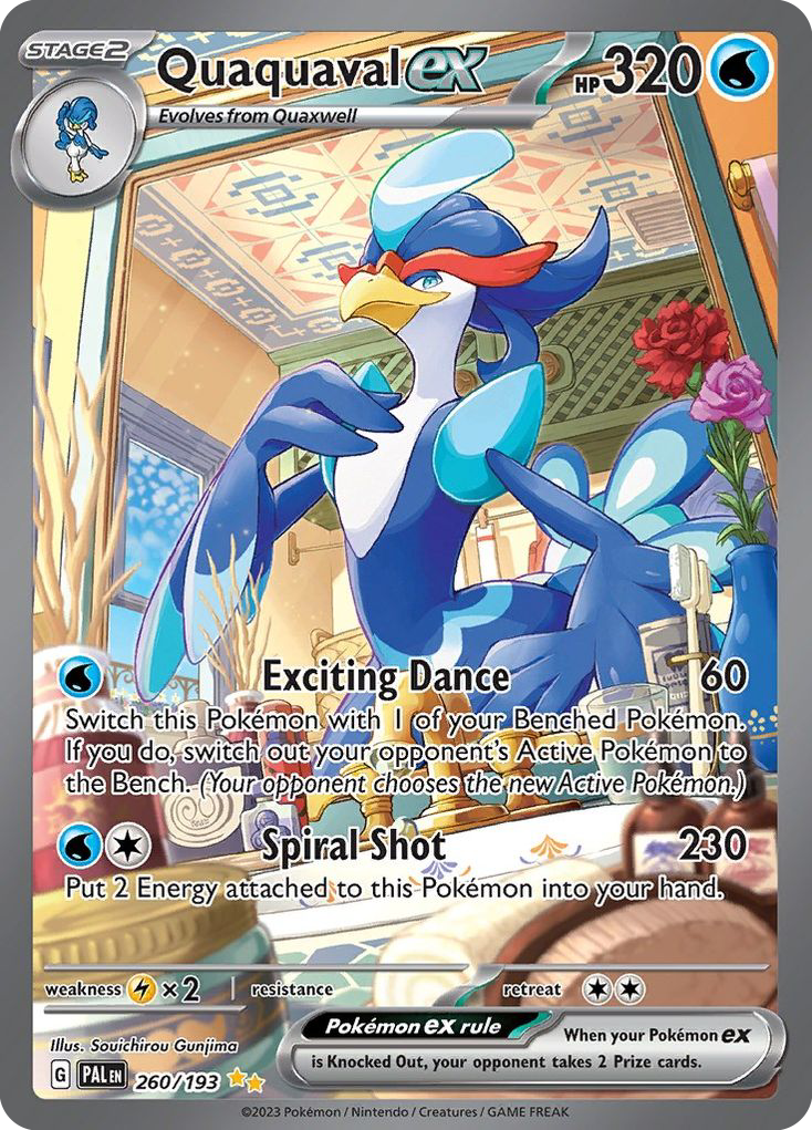 (#260/193) Quaquaval ex - Holo [Paldea Evolved]