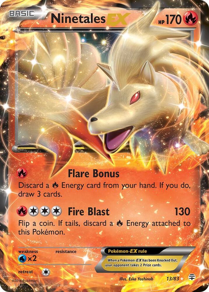 (#13/83) Ninetales EX [Generations]