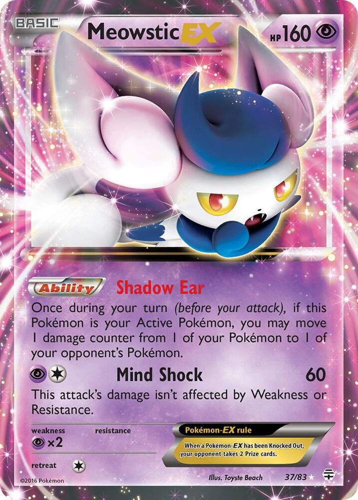 (#37/83) Meowstic EX [Generations]