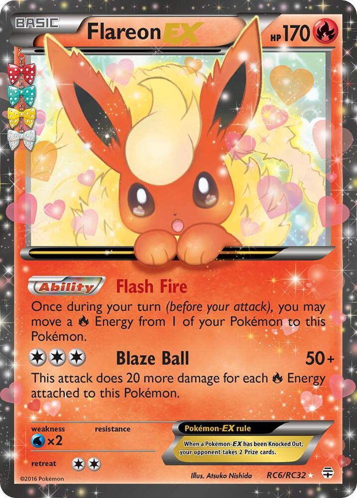 (#RC6/RC32) Flareon EX [Generations: Radiant Collection]