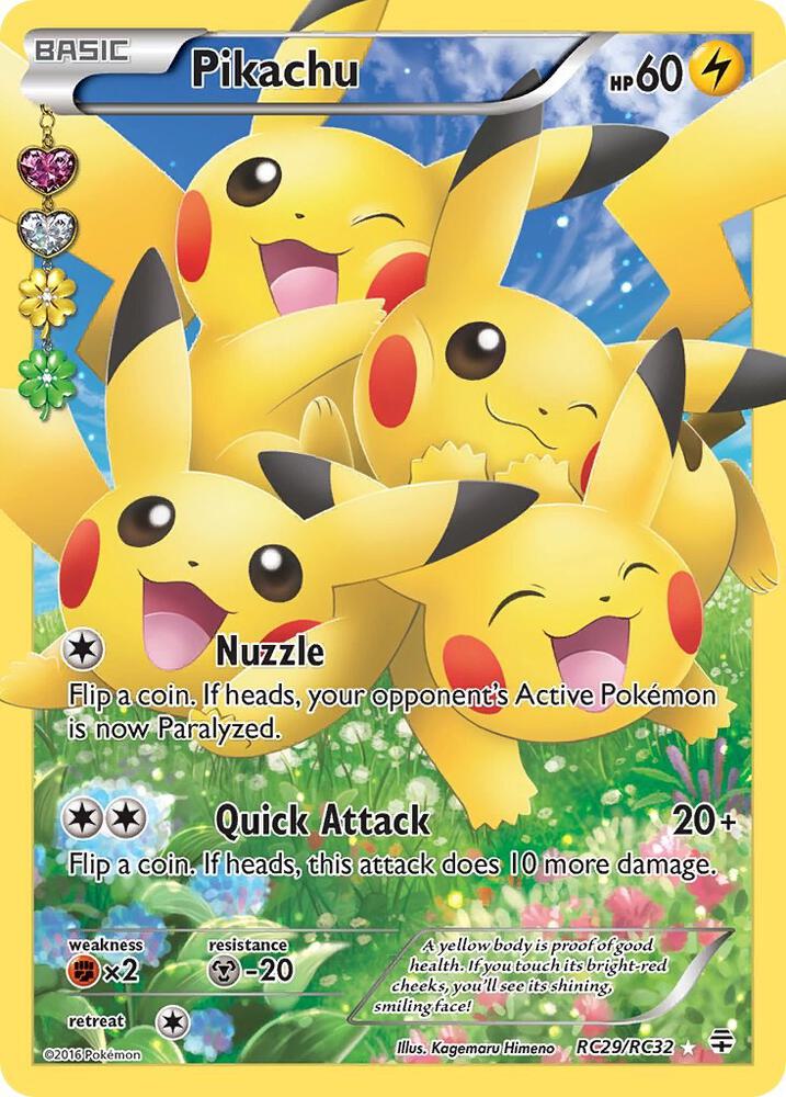 (#RC29/RC32) Pikachu (Full Art) [Generations: Radiant Collection]