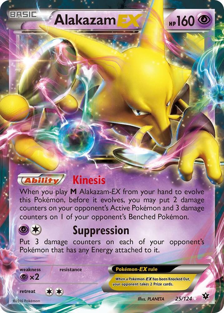 (#25/124) Alakazam EX [XY - Fates Collide]