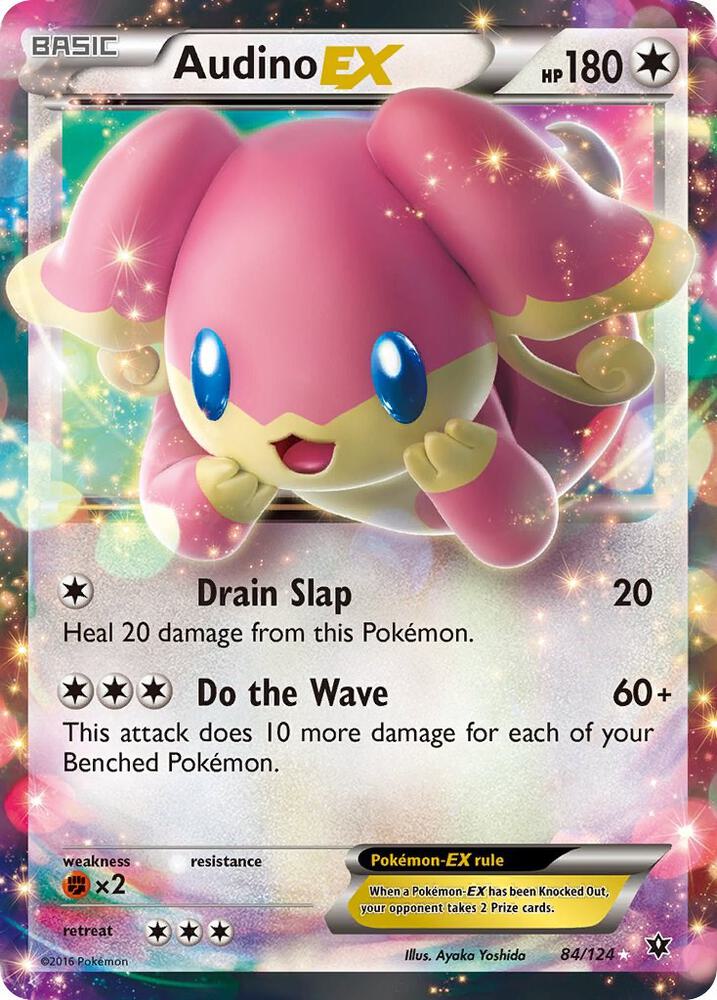 (#84/124) Audino EX [XY - Fates Collide]