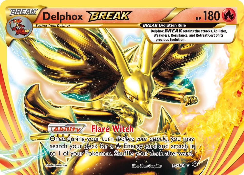 (#14/124) Delphox BREAK [XY - Fates Collide]