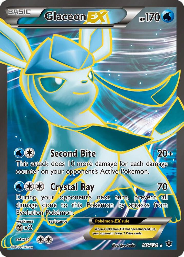 (#116/124) Glaceon EX (Full Art) [XY - Fates Collide]