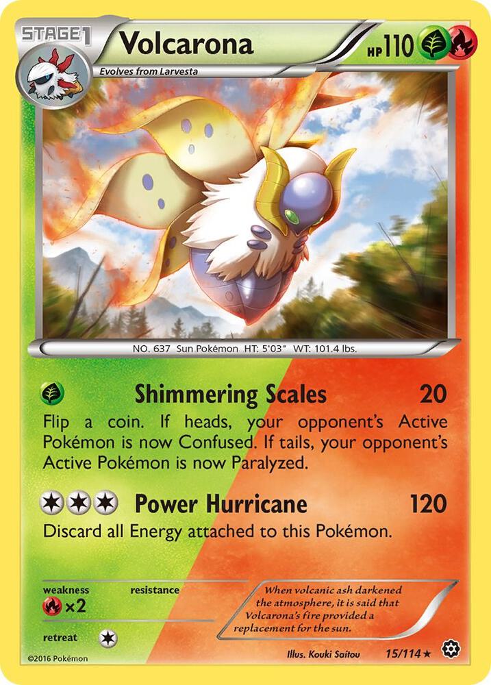 (#15/114) Volcarona [XY - Steam Siege]