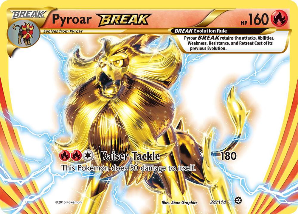 (#24/114) Pyroar BREAK [XY - Steam Siege]