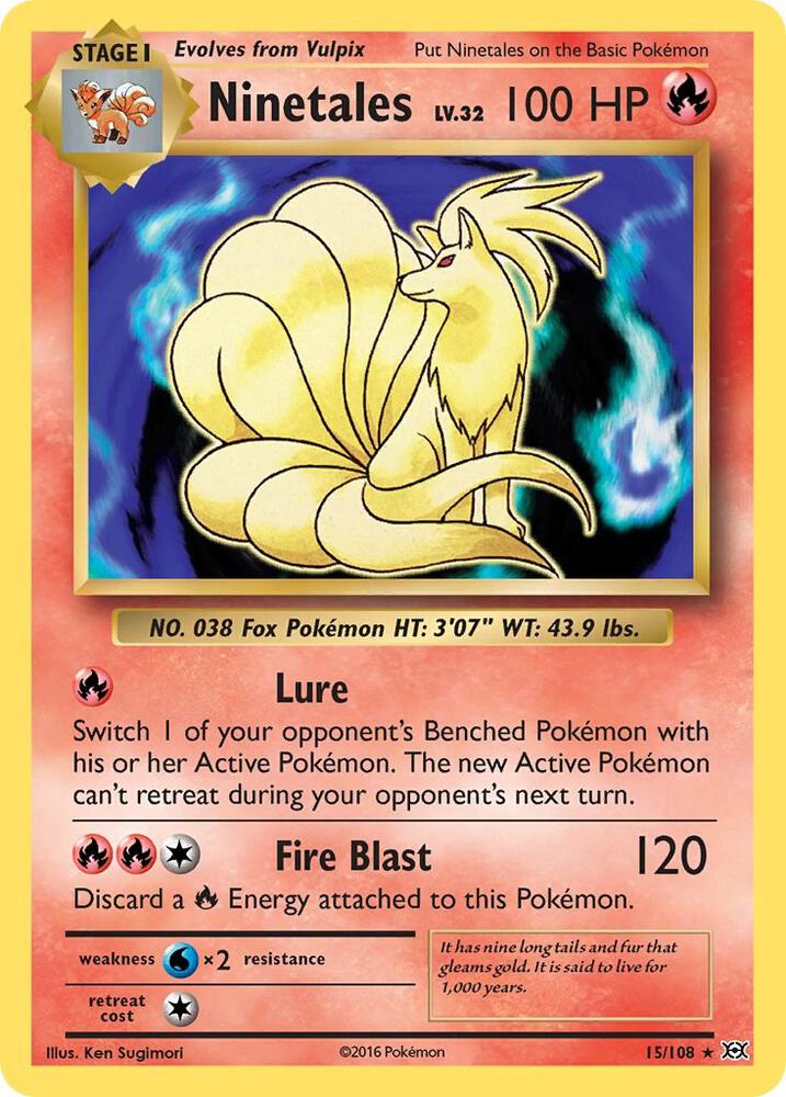 (#15/108) Ninetales [XY - Evolutions]