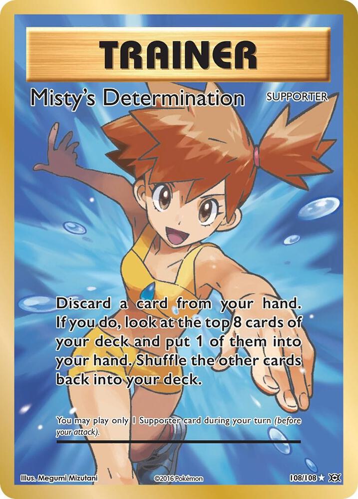 (#108/108) Misty's Determination (Full Art) [XY - Evolutions]