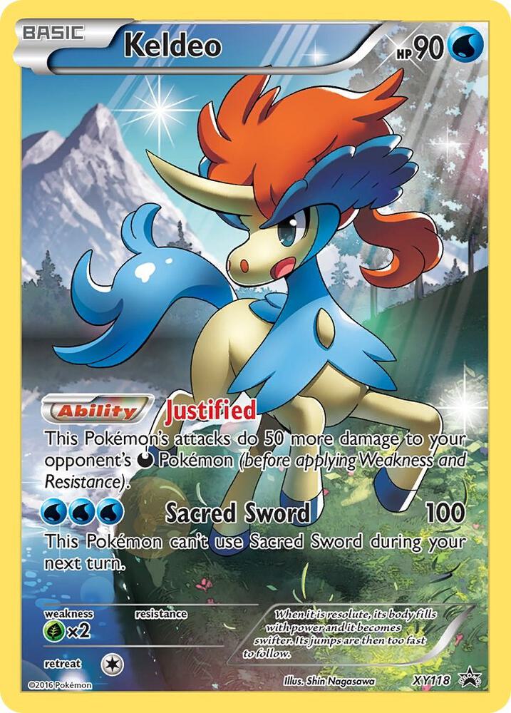 (#XY118) Keldeo [XY Promos]