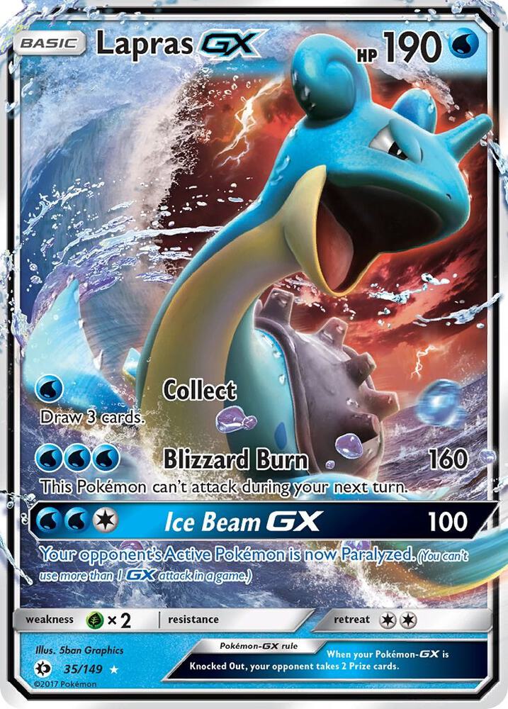 (#35/149) Lapras GX [SM Base Set]