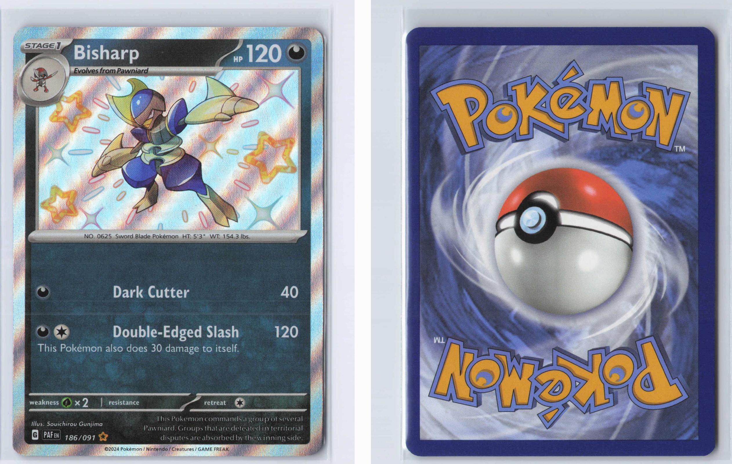 (#186/091) Bisharp - Holo [Paldean Fates]