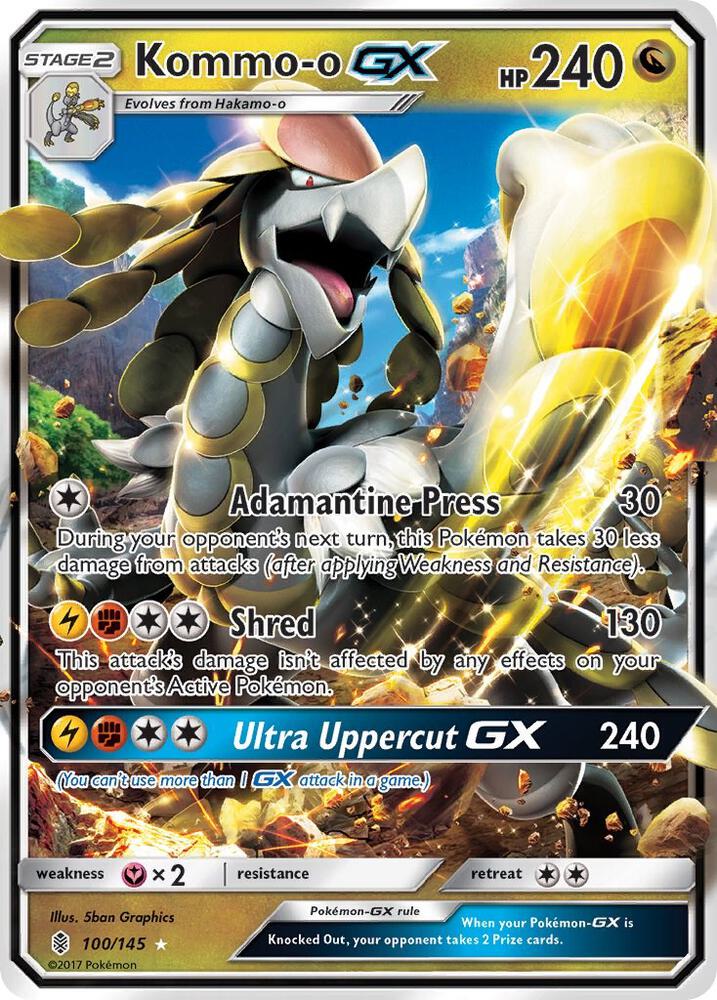 (#100/145) Kommo-o GX [SM - Guardians Rising]