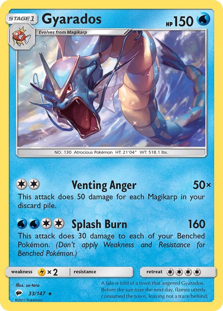 (#33/147) Gyarados [SM - Burning Shadows]