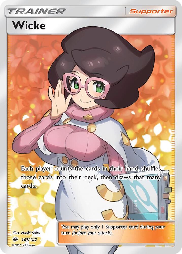 (#147/147) Wicke (Full Art) [SM - Burning Shadows]