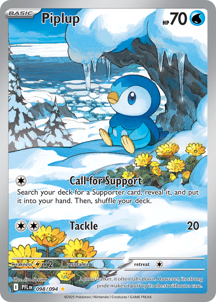 (#098/094) Piplup - Holo [Phantasmal Flames]