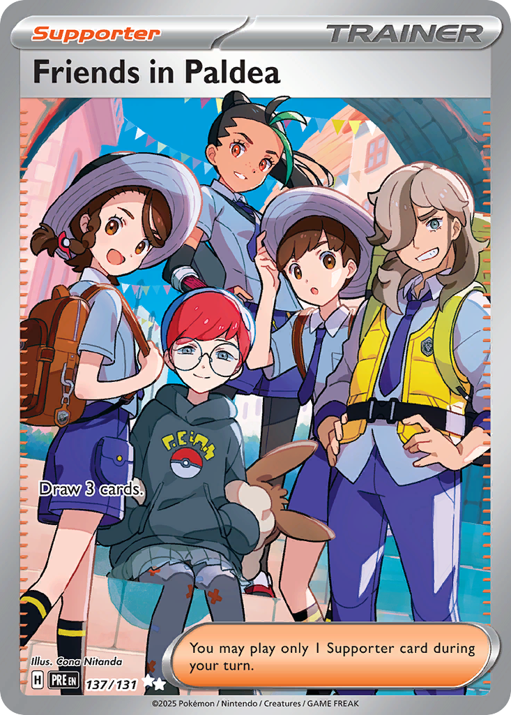 (#137/131) Friends in Paldea - Holo [Prismatic Evolutions]